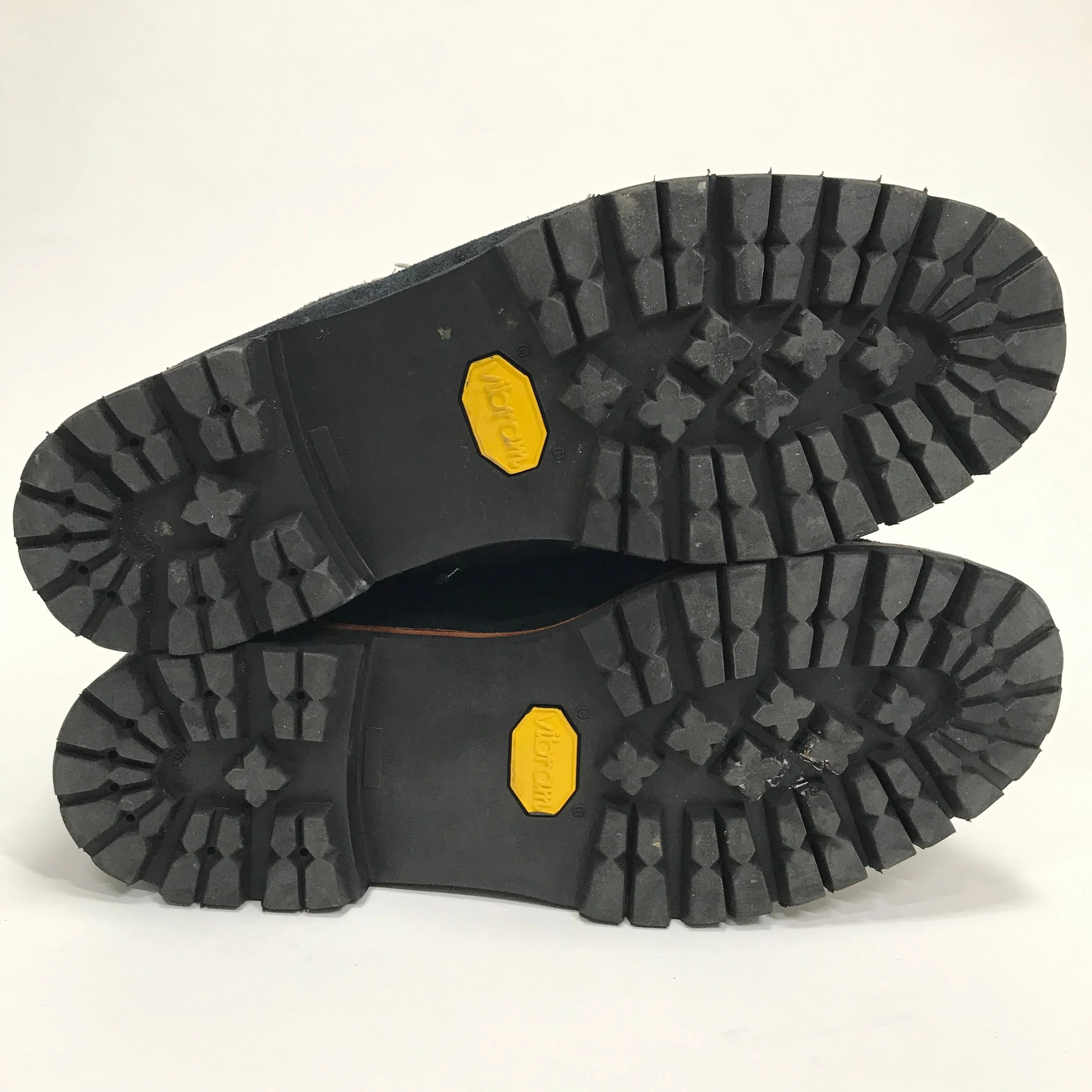 [10] A Bathing Ape Bape Suede Hiking Boots Navy