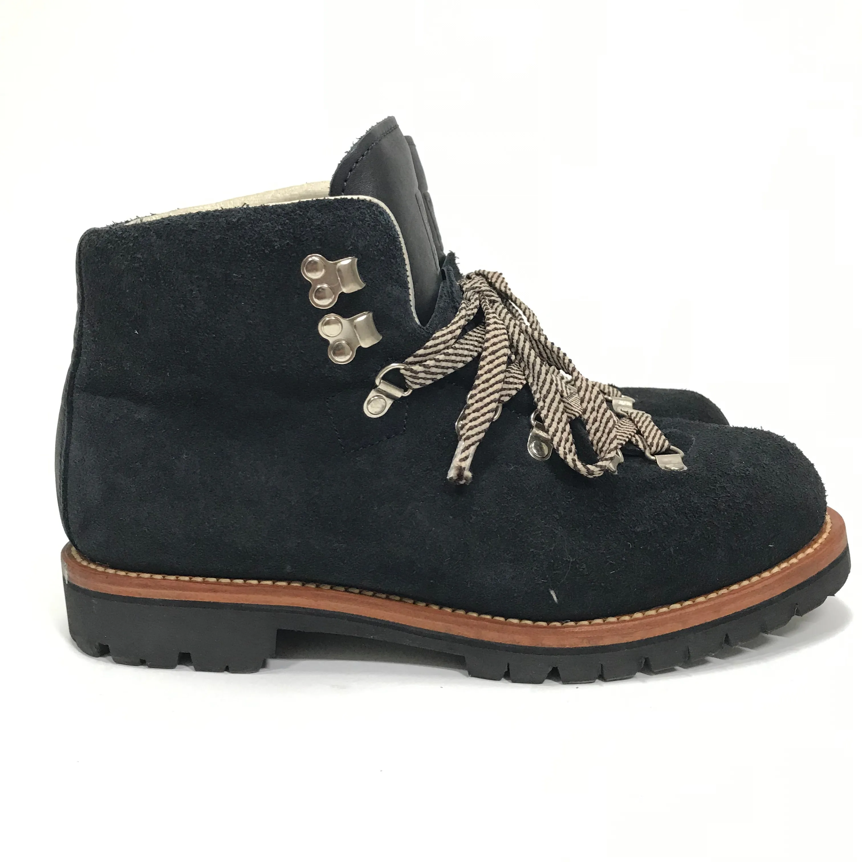 [10] A Bathing Ape Bape Suede Hiking Boots Navy