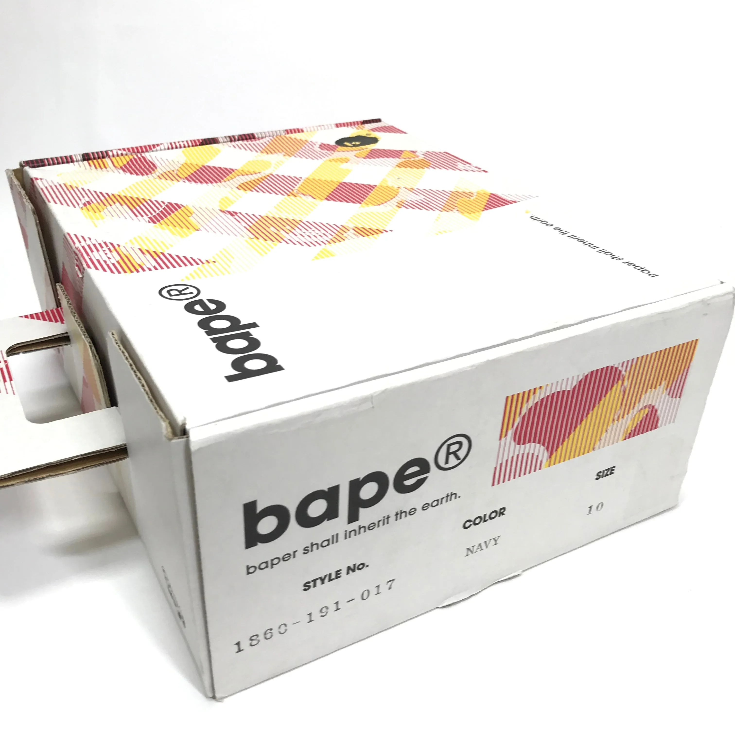 [10] A Bathing Ape Bape Suede Hiking Boots Navy