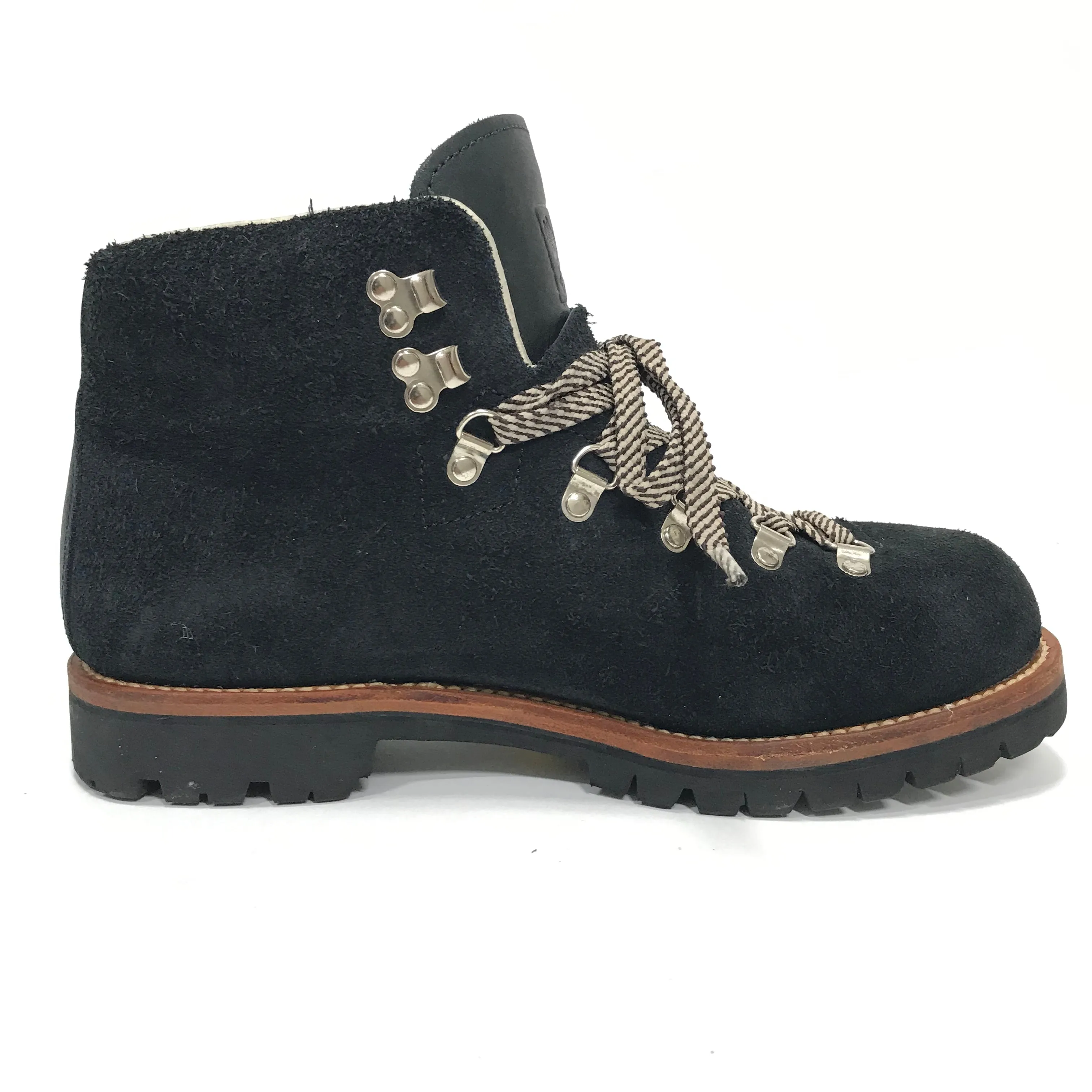 [10] A Bathing Ape Bape Suede Hiking Boots Navy