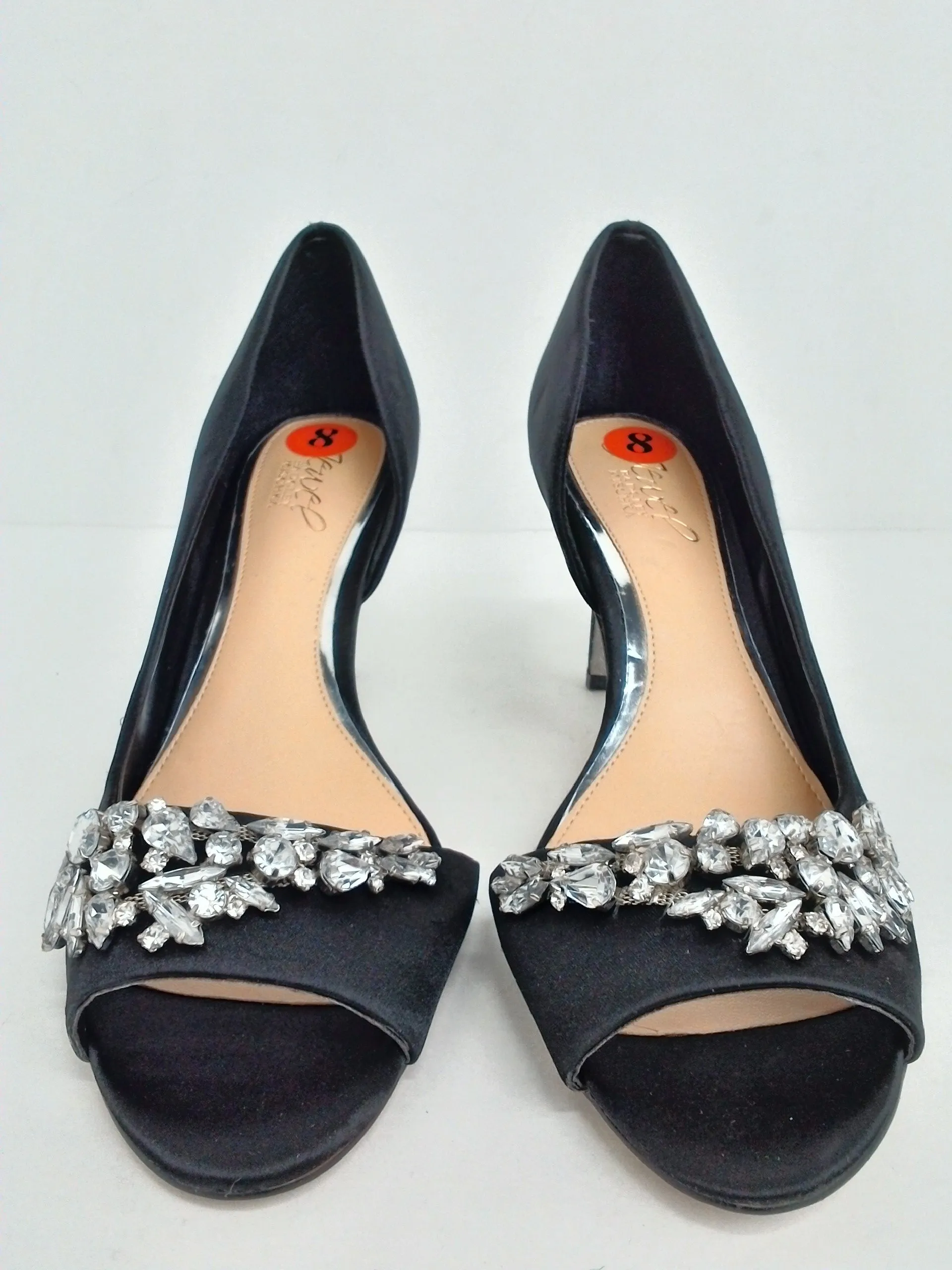 Badgley Mischka Women's Black Heeled Sandal Size 8